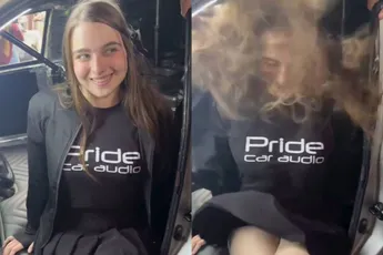 Pride Car Audio: Russische speakers die letterlijk met het rokje van een dame beginnen te spelen