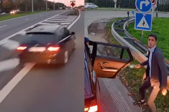 Extreem laat invoegen wordt een roadrage in België