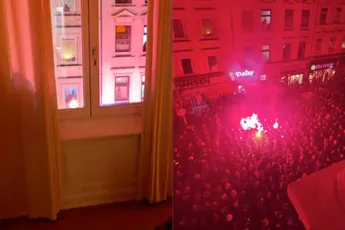 Als de aanhang van FC St. Pauli door je straat komt dan is dat best indrukwekkend