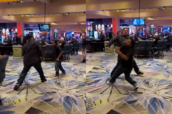 Gekkigheid in Las Vegas: casino waar beveiliger de verkeerde aanvliegt