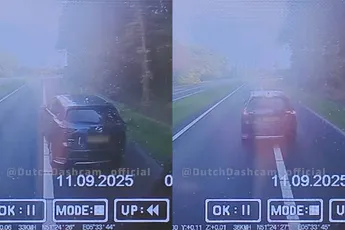 Automobilist doet brake check, maar karma grijpt keihard in