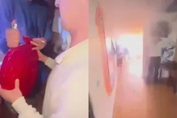 Chinees rolletje in huis aansteken, want wat kan er fout gaan?