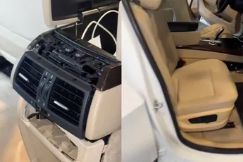 Deze BMW zit zo vol gekke schakelaars dat mensen denken dat het een ex-cartelauto is