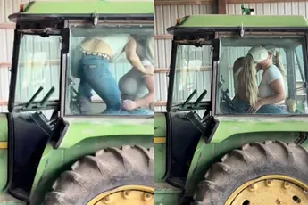 Graag allemaal even kijken naar Midwest Emma op haar trekker