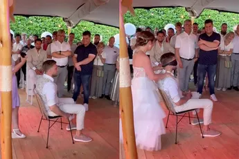 Lapdance als openingsdans op bruiloft: iedereen meteen wakker