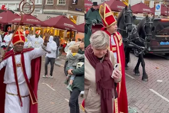 Natuurlijk, alleen in Amsterdam ziet Sinterklaas er zo uit
