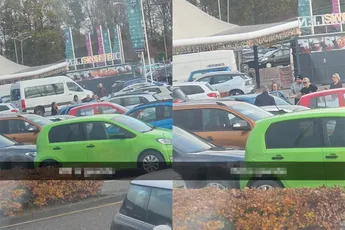 Parkeerplaats-Beek wordt battlearena: twee auto’s, nul geduld, volle chaos