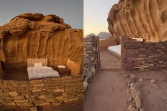🌌 Slapen onder de Miljarden Sterren: De Bizar Mooie Airbnb in de Wadi Rum-woestijn