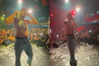 Twee dames naar huis gegaan zonder BH na optreden van Lil Kleine