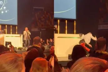 Wolter Kroes valt onguur hard op podium, maar het gaat goed met hem