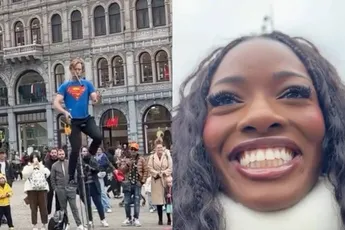 Straatartiest komt erachter dat Nederlanders niet zo van het geld geven zijn en flipt