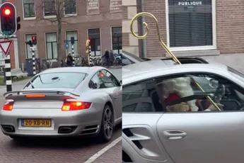 Sinterklaas heeft Ozosnel van 1 pk ingeruild voor een Porsche 911 Turbo met 481 stuks