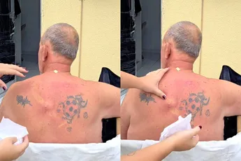 Puistje popt keihard open