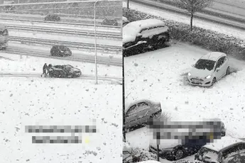 Eén sneeuwbui en Nederland is de weg kwijt