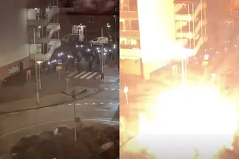 Jongeren bij Waterlandplein in Amsterdam laten zien hoe je jezelf voorbereidt op oorlog