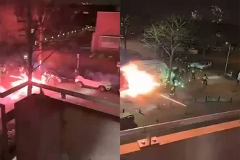 Nederland verdient een vuurwerkverbod: agenten op de fiets bekogeld vanaf een balkon