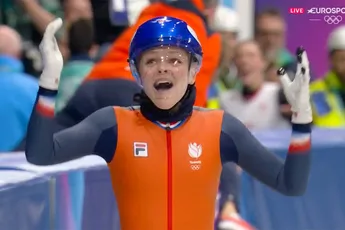 Dubbel goud in Milaan: Xandra Velzeboer én Jens van ’t Wout schrijven Nederlandse shorttrackgeschiedenis