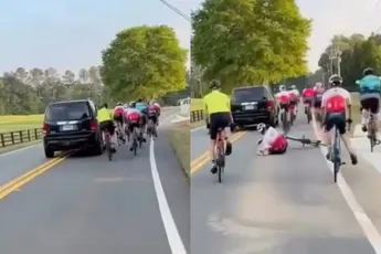 Automobilist rijdt wielrenners aan en rijdt door: internet kiest massaal zijn kant