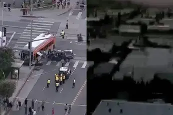 Nieuwshelikopter van NBC stort neer tijdens live verslag van dodelijk busongeluk