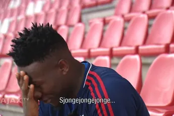 Pot dankt Onana voor 'Sjongejongejonge'