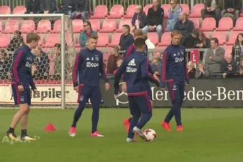 Sfeerbeelden: Drukte tijdens open-training
