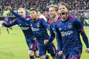 Ajax speelt in 18/19 nul keer op vrijdagavond