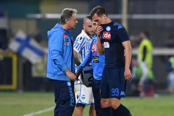 Milik terug op trainingsveld Napoli