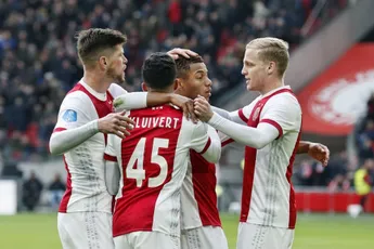 De Ligt, Vd Beek en Kluivert bij Oranje