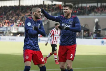 Prachtgoals Ajax bij ruime winst op Spangen