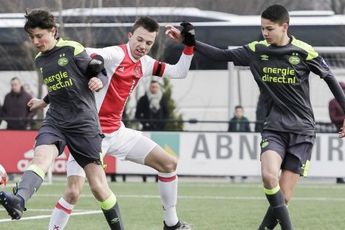 Ajax Onder-16 wél te sterk voor PSV