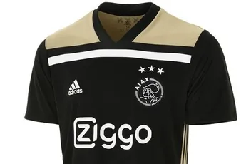 Ajax presenteert zwart-goud nieuw uitshirt