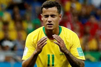 Prachtgoal Coutinho niet genoeg voor winst Brazilië