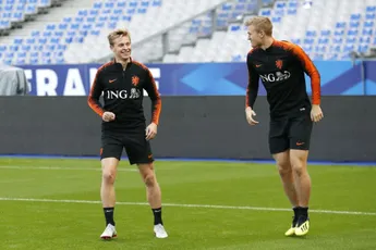 Koeman spaart De Jong niet: 'Nee, niemand'