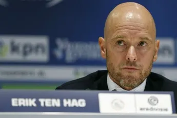 Ten Hag zag Ajax falen: 'Ook aan de bal'