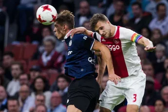 De Ligt draagt tegen AZ de regenboogband