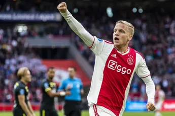 Van de Beek lacht: 'Dat mogen ze roepen'