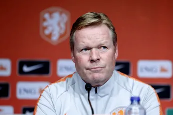 Koeman: 'Als ik de toto moest invullen? Een ééntje'