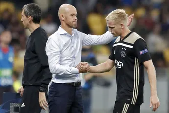 Van de Beek: 'Ten Hag zeker een trainer voor Ajax'