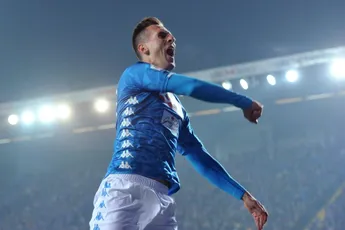 Milik bezorgt Napoli zege in slotminuten