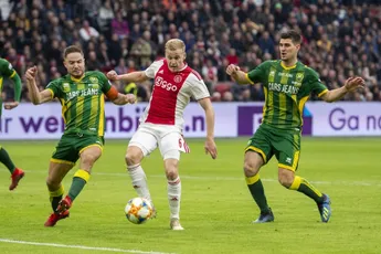 Beelden VAR: Van de Beek niet buitenspel