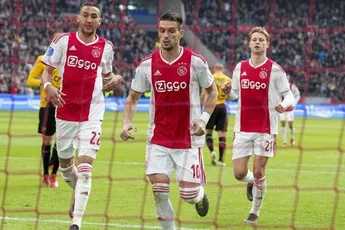 Prima cijfers Ajax, geen plek in Elftal van de Week