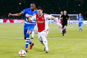 Ajax zwijnt met winst in slotfase tegen PEC