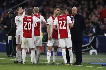 Ten Hag: 'Kunnen tevreden zijn over Ajax-spel'