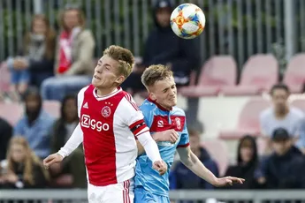 Matig Jong Ajax lijdt nederlaag tegen kampioen Twente