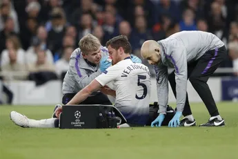 Vertonghen komt met schrik vrij: 'Niks gebroken'