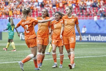 Oranje Vrouwen bereiken achtste finales na zege