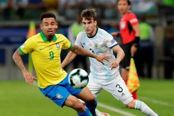 Brazilië zonder Neres wint van Argentinië