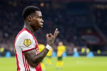 Promes schiet Ajax met hattrick langs Fortuna