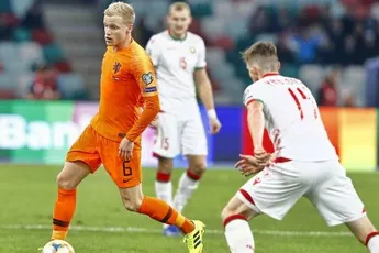 Van de Beek zelfkritisch: 'Ik kan veel beter'