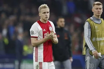 Van de Beek: 'Kunnen veel beter dan afgelopen wedstrijden'